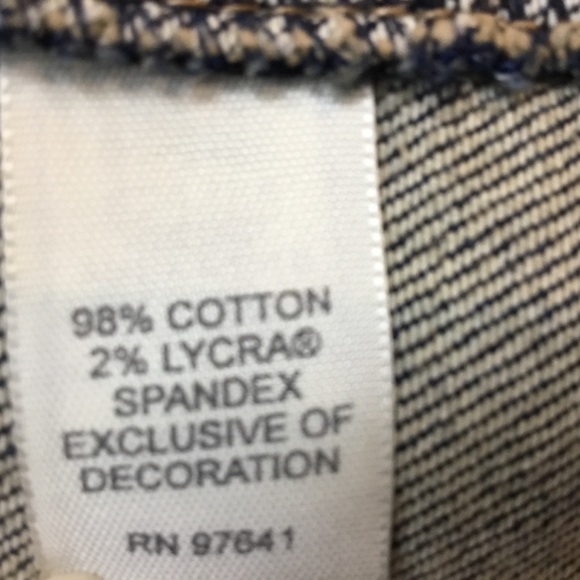 Women Jeans Denim Jacket Blue Pockets Size XS - Picture 8 of 8